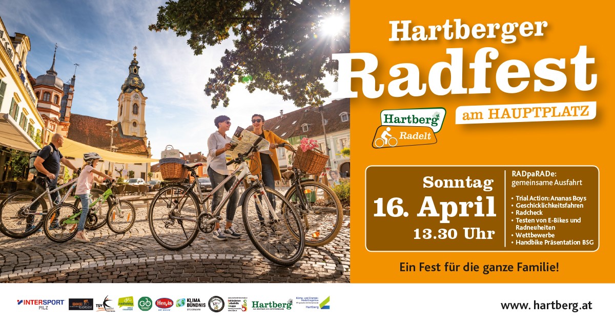 Radfest in Hartberg am 16. April 2023 Radmobil Land Steiermark